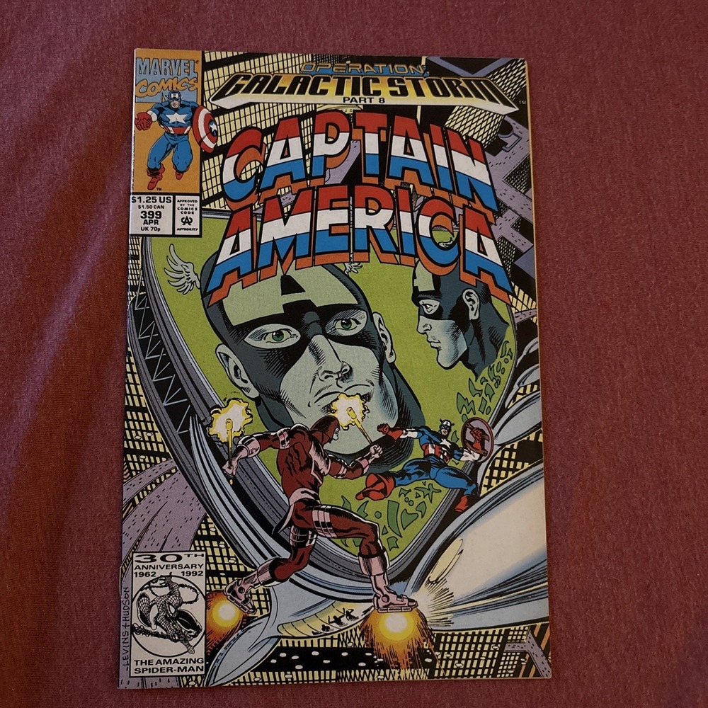 Captain America #399 Marvel Comics April 1992 Operation Galactic Storm Part 8